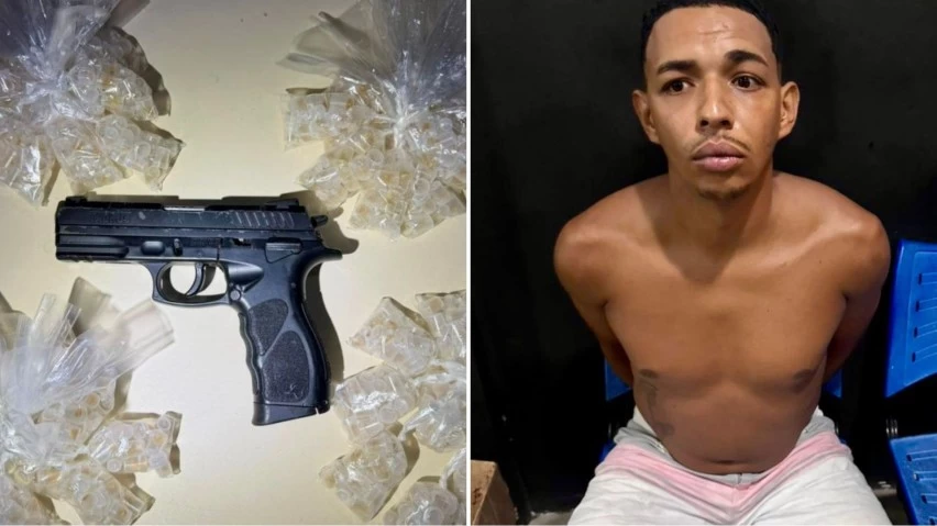 tentou-fugir:-suspeito-de-ataque-contra-pms-em-portao-e-preso-com-arma-e-drogas