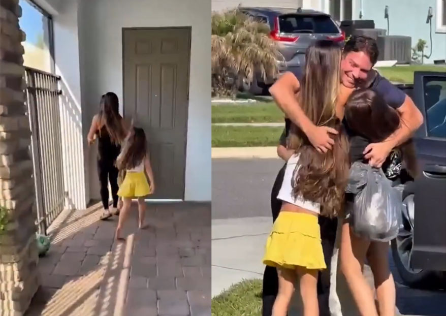 video-mostra-ramagem-sendo-recebido-pela-familia-em-casa